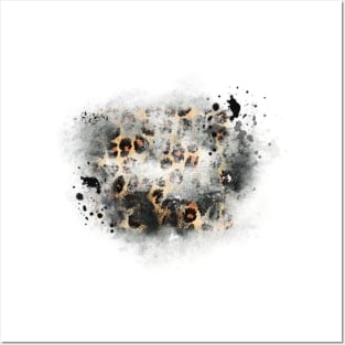 Distressed Leopard Print Posters and Art